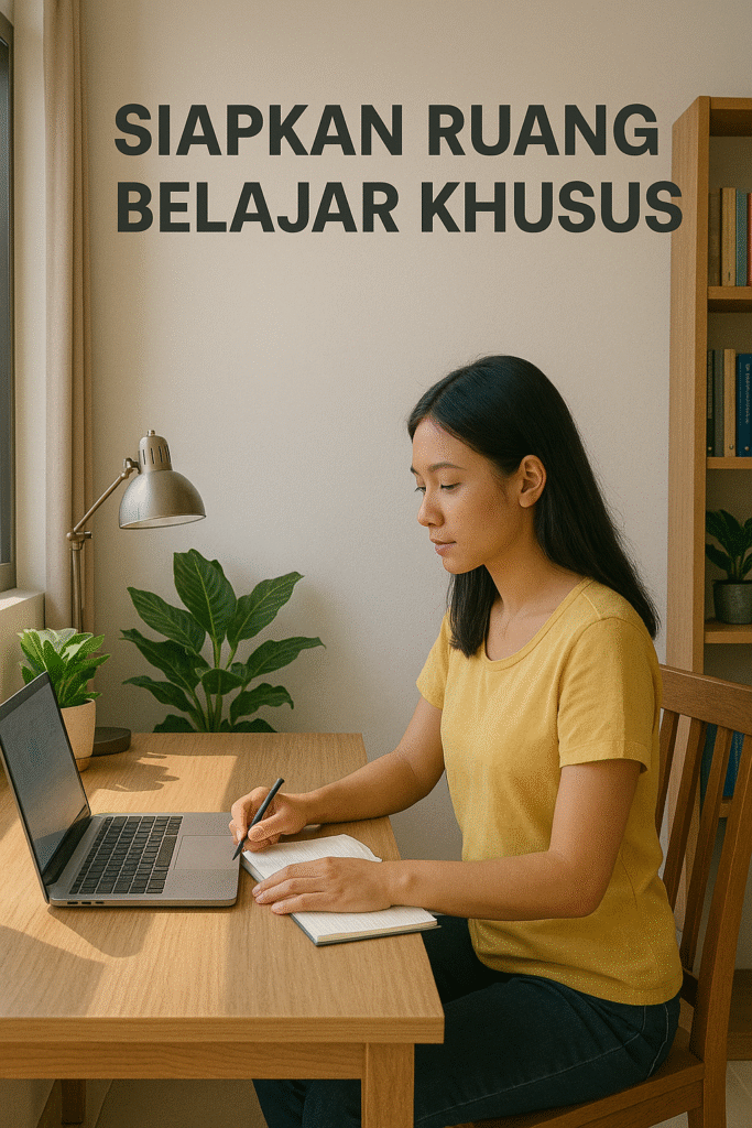 Siapkan Ruang Belajar Khusus