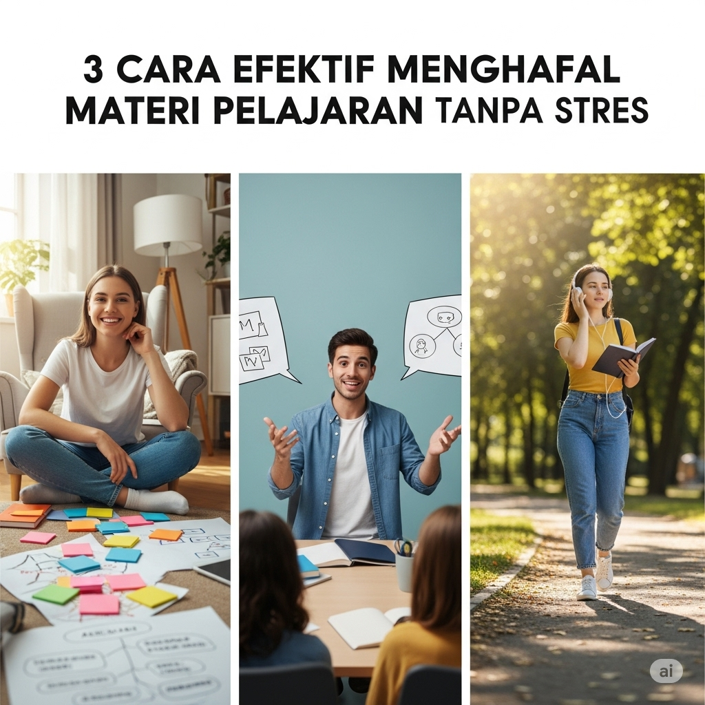 3 Cara Efektif Menghafal Materi Pelajaran Tanpa Stres